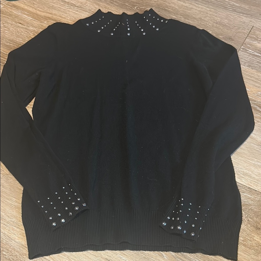 Black Studded Women's Sweater 💥